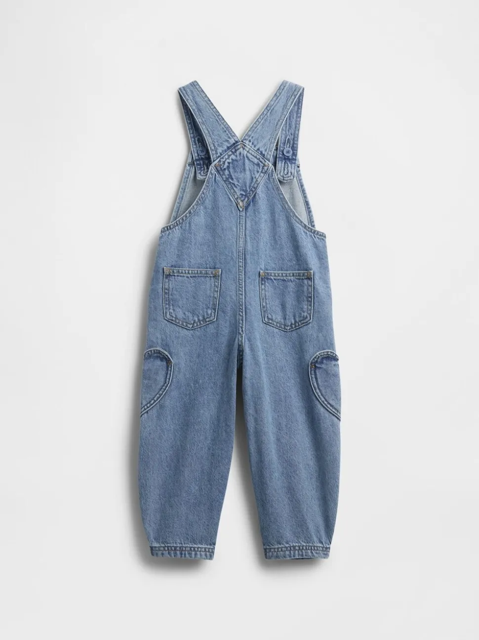 Gap Heart Pocket Horseshoe Dungarees (6mths-5yrs)