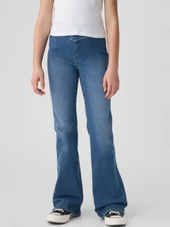 Gap High Waisted Crossover Flare Jeans (5-13yrs) (5-13yrs)