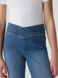 Gap High Waisted Crossover Flare Jeans (5-13yrs) (5-13yrs)