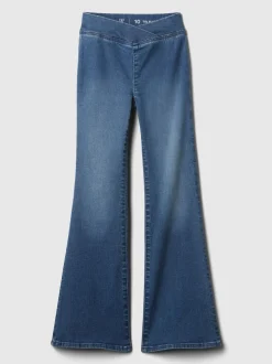 Gap High Waisted Crossover Flare Jeans (5-13yrs) (5-13yrs)