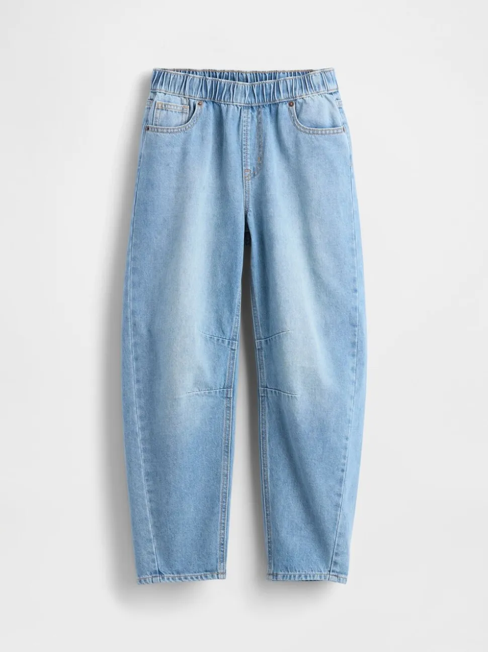 Gap High Waisted Easy Barrel Jeans (4-13yrs) (4-13yrs)