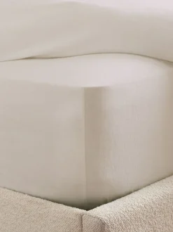 Geborsteld superzacht katoenen laken