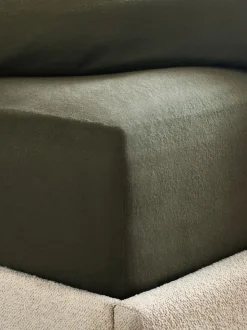 Geborsteld superzacht katoenen laken