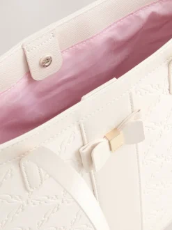 Gebroken wit - Baker by Ted Baker Embossed PU Tote Bag