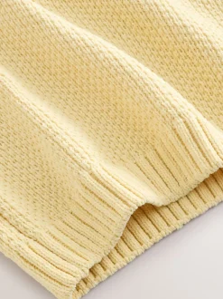 Geel - Chenille Knitted Crew Neck Jumper (3mths-7yrs)