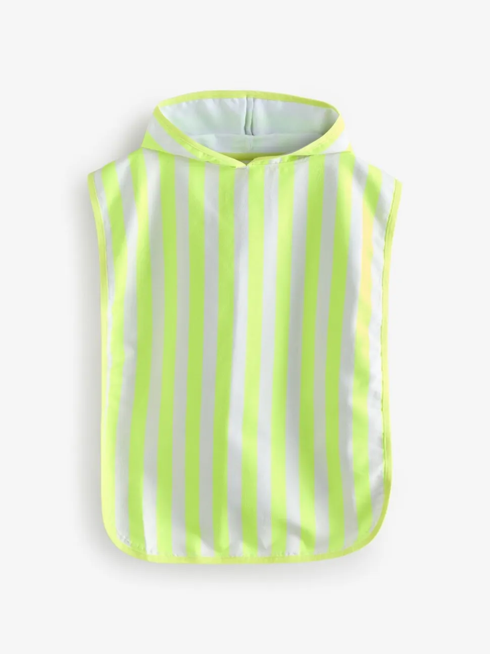Geel - Gestreepte poncho