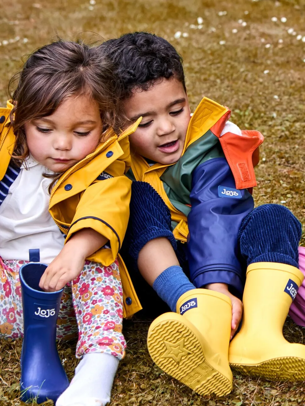 Geel - JoJo Maman Bébé Plain Wellies