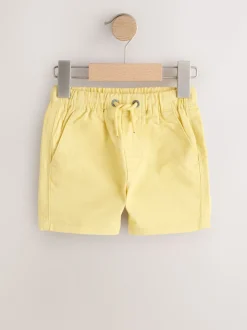 Geel - Shorts met trekkoord (3mnd-7jr)
