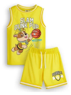 Geel - Vanilla Underground Paw Patrol Kids Marshall 2 Piece Basketball Set