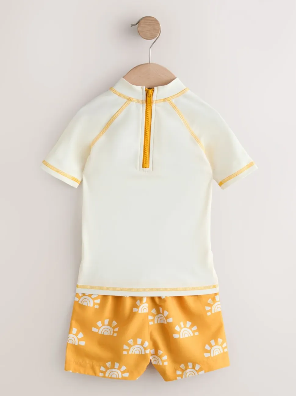 Geel/oranje - Sunsafe Rash Vest and Swim Shorts Set (3mths-7yrs)