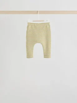 Geel/roze/blauw - Baby Jersey Tops and Leggings Set 6 Piece (0mths-2yrs)
