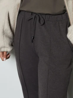 Gemêleerd antracietgrijs - Jersey joggingbroek