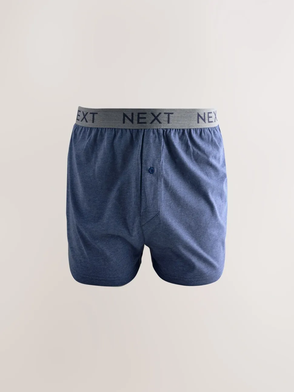 Gemêleerd blauw/grijs - Boxershorts met wijde pasvorm