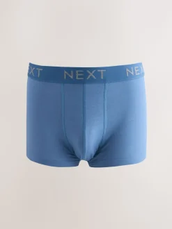 Gemêleerd blauw/grijs - Hipster boxers van katoenrijke mix