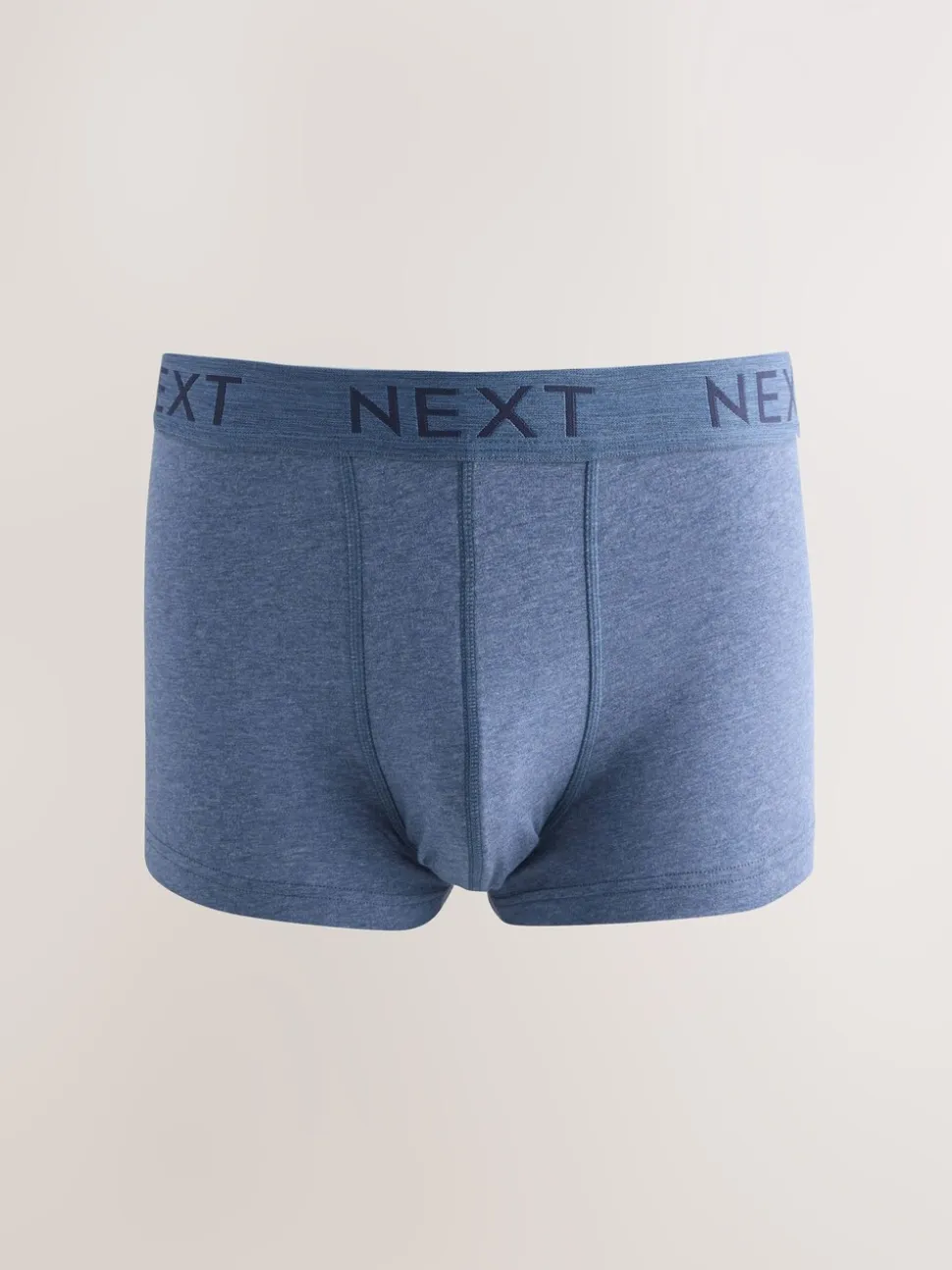 Gemêleerd blauw/grijs - Hipster boxers van katoenrijke mix