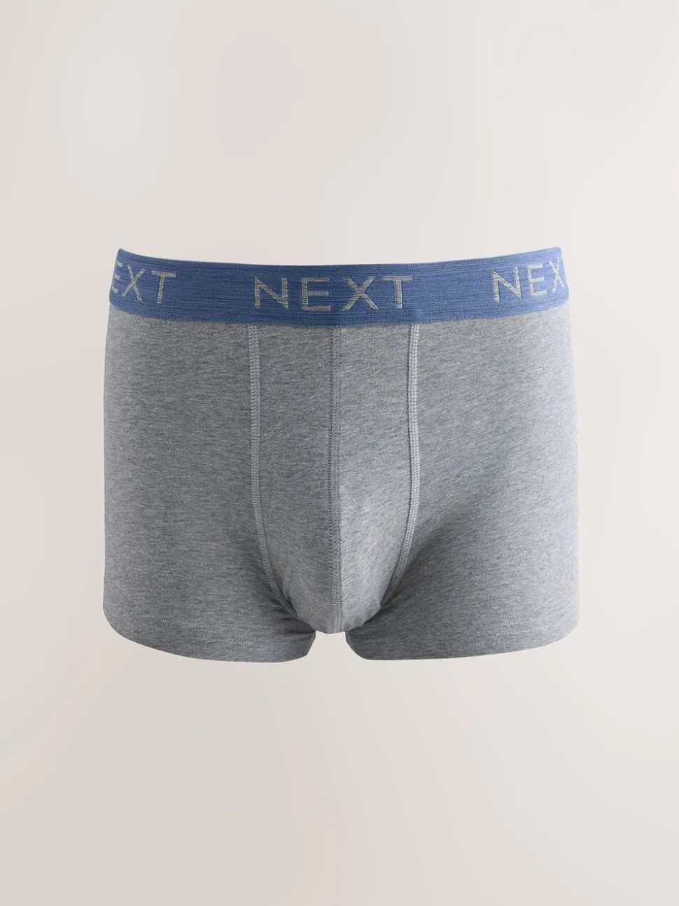 Gemêleerd blauw/grijs - Hipster boxers van katoenrijke mix