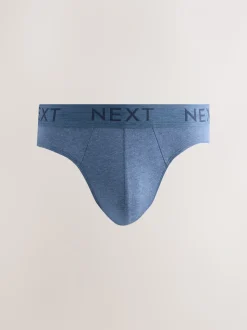 Gemêleerd blauw/grijs - Verpakking van 10 - Katoenrijke slips