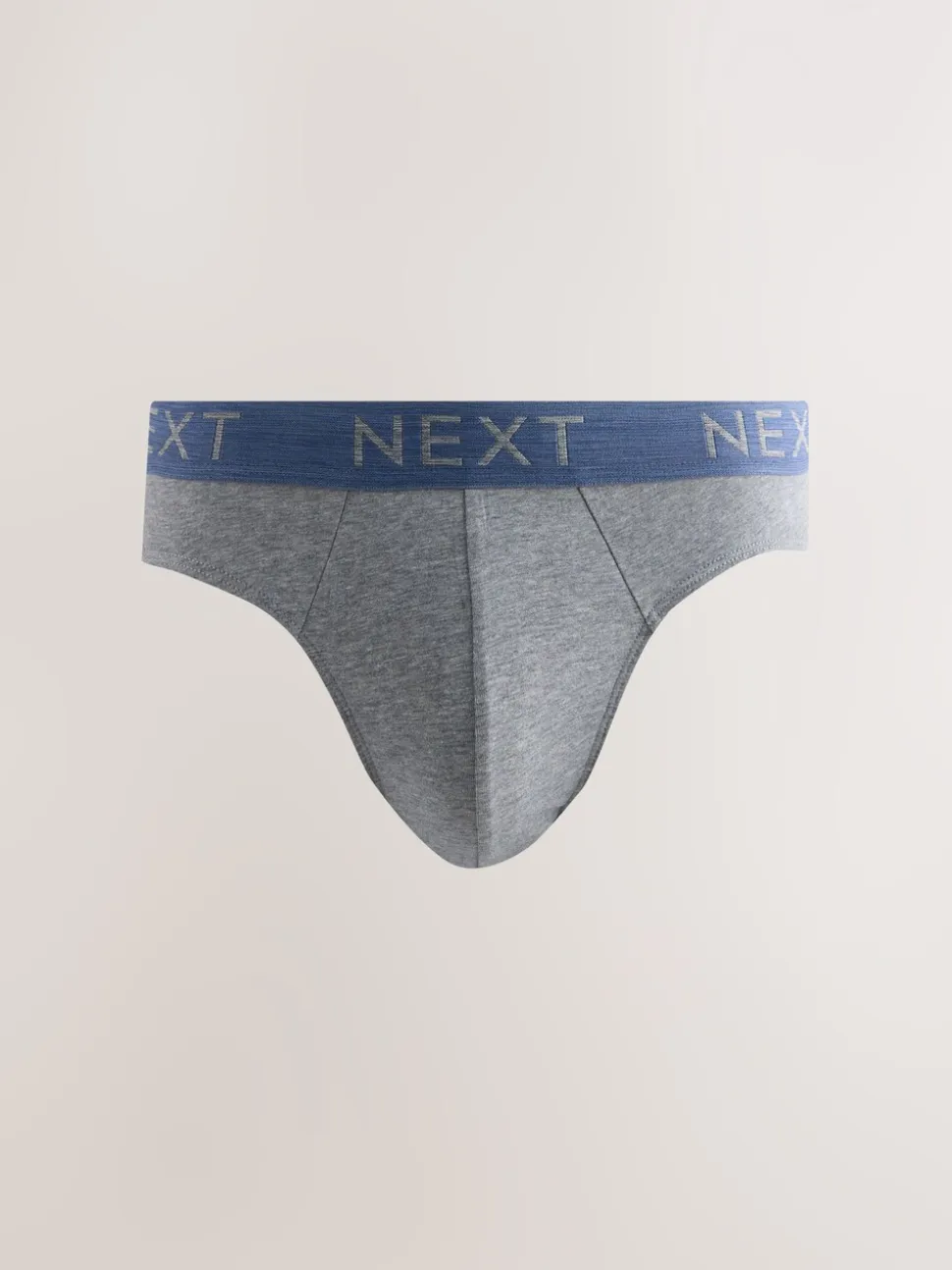 Gemêleerd blauw/grijs - Verpakking van 10 - Katoenrijke slips