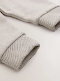 Gemêleerd havermoutkleurig - Zacht aanvoelende jersey joggingbroek (3 mnd-7 jr)