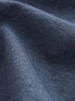 Gemêleerde denim - Normale Pasvorm - Piqué poloshirt met korte mouwen