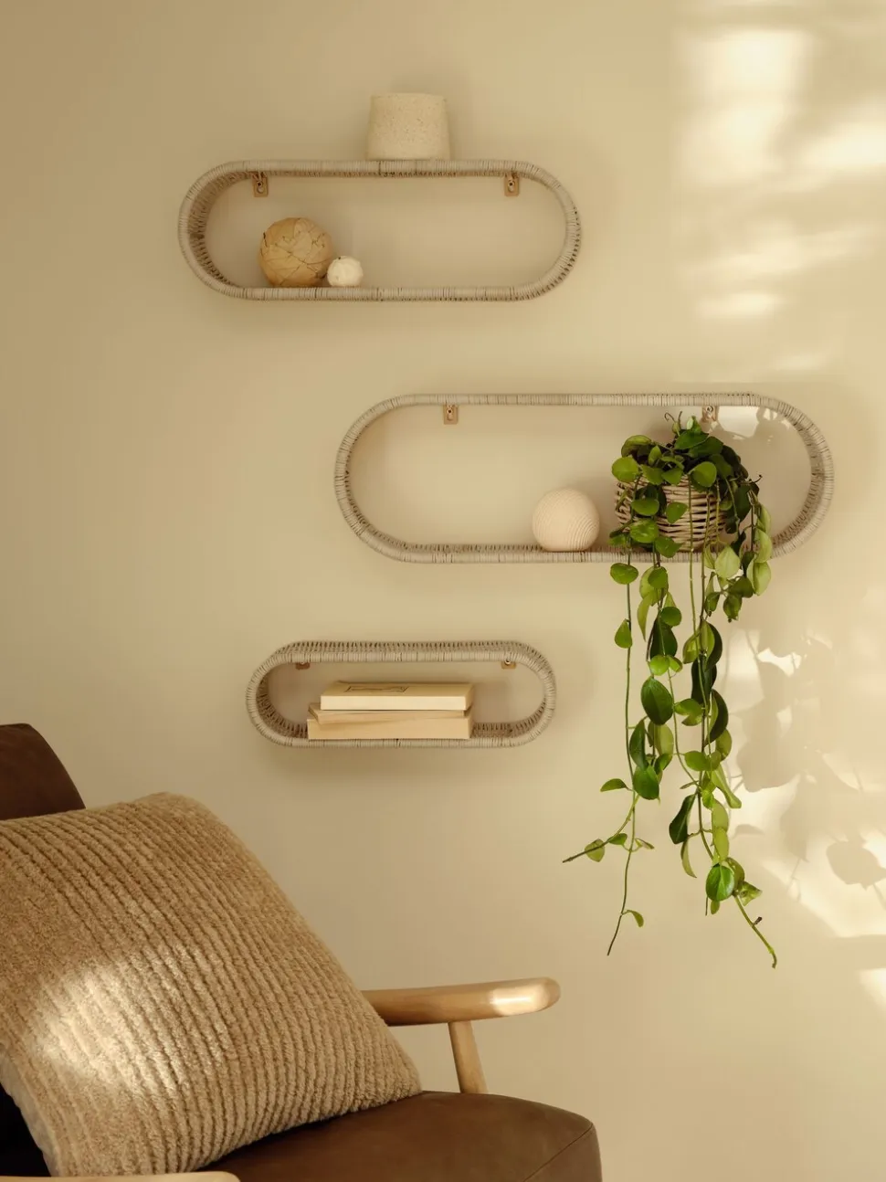 Geweven set van 3 wandplanken