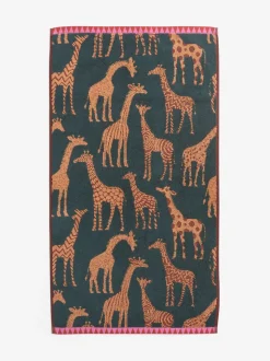 Giraffeprint 100% katoenen handdoeken