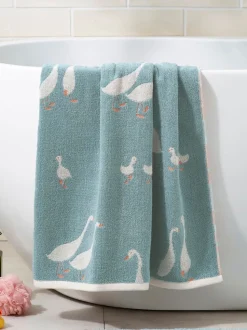 Goose And Friends 100% katoenen handdoek