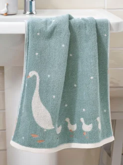 Goose And Friends 100% katoenen handdoek