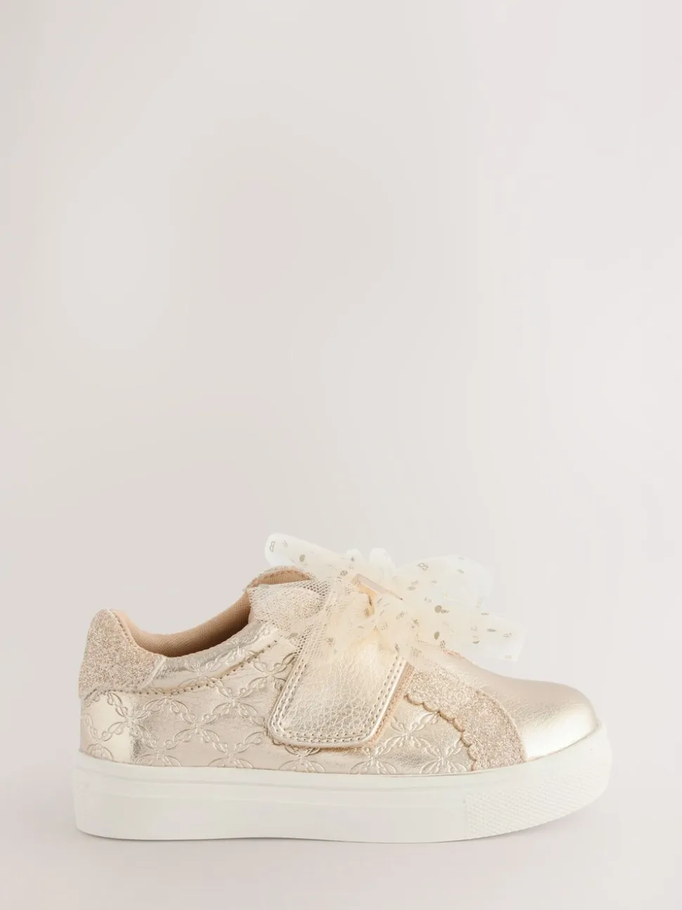 Goud - Baker by Ted Baker - Organza Corsage sneakers voor meisjes