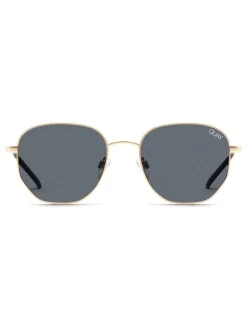 Goud - QUAY Big Time Polarised Sunglasses
