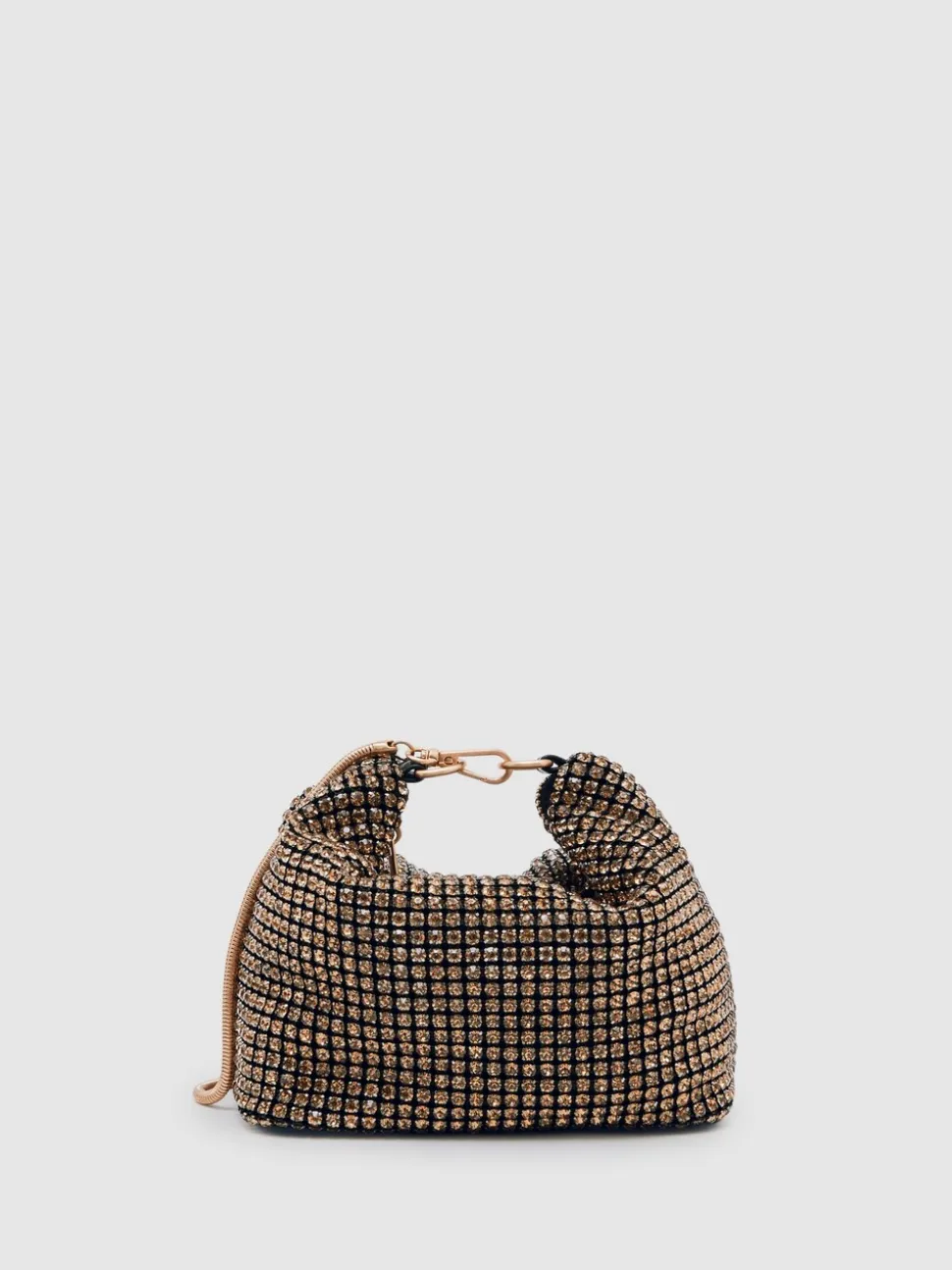 Goud - Reiss Leah Crystal Bracelet Pouch Bag