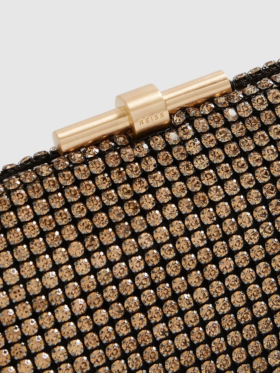Goud - Reiss versierde Adaline clutch
