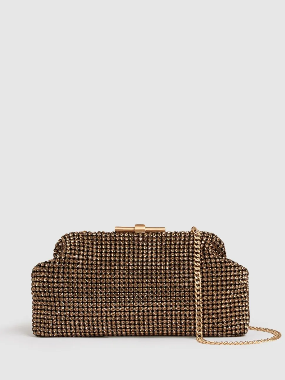 Goud - Reiss versierde Adaline clutch