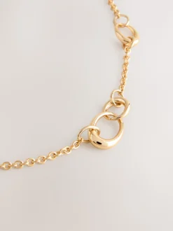 Goudkleurig - Lange schakelketting