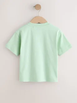 Green Watercolour Farm - Short Sleeve Graphic T-Shirts 3 Pack (3mths-7yrs)