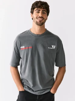 Grey Jeep - Kerstmis T-shirt met grafische print