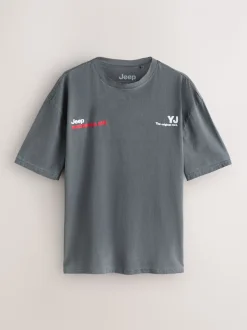 Grey Jeep - Kerstmis T-shirt met grafische print