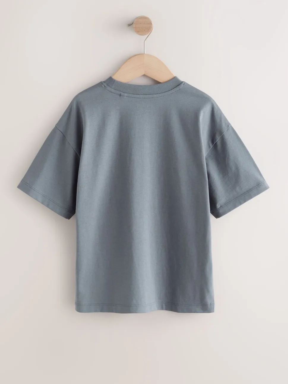 Grey/Yellow/Mineral/Red - Short Sleeve Logo Chest Graphic T-Shirts 4 Pack (3-16yrs)