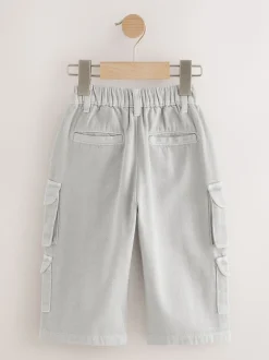 Grijs - 100% katoenen Cargobroeken Jeans (3mnd-7jr)
