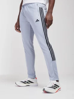 Grijs - adidas Workout Essentials All-Set 3-Stripes Knit Joggers