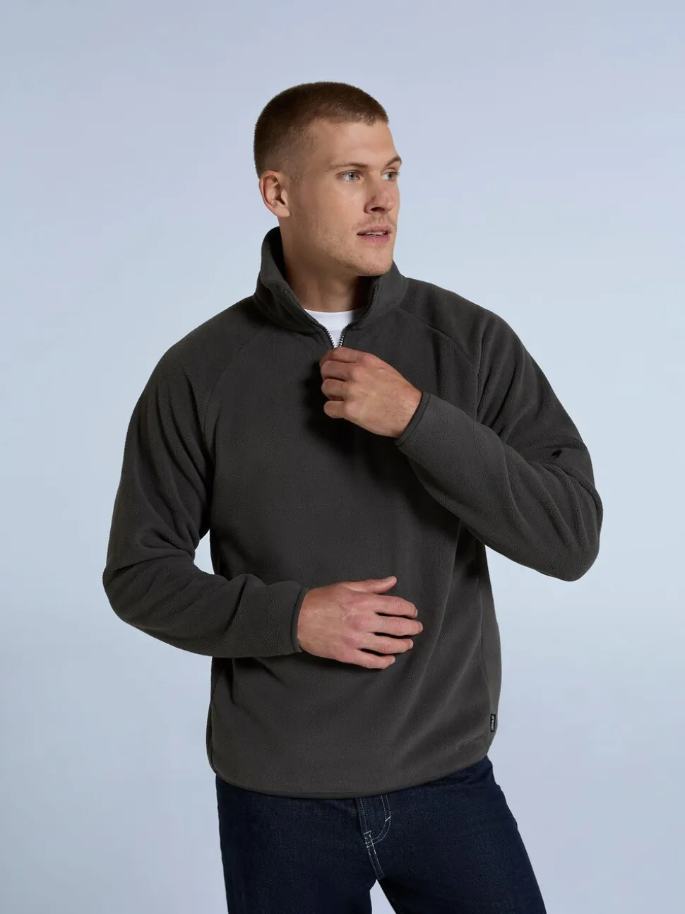 Grijs - Animal Stockholm Half-Zip Fleece