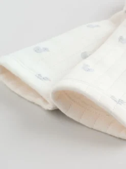 Grijs - Baby Quilted Sleepsuits 2 Pack