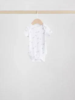 Grijs - Baby Short Sleeved Bodysuits 5 Pack