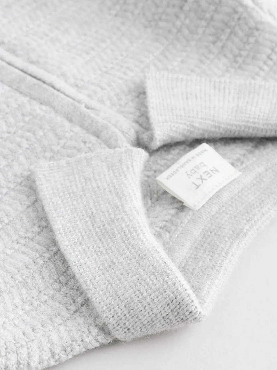 Grijs - Babyset met gebreide trui en legging (0mnd-2jr)