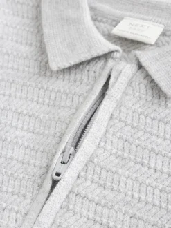 Grijs - Babyset met gebreide trui en legging (0mnd-2jr)