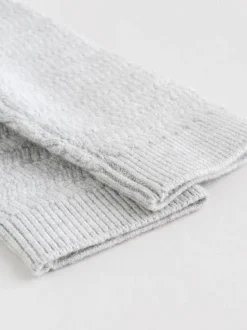 Grijs - Babyset met gebreide trui en legging (0mnd-2jr)