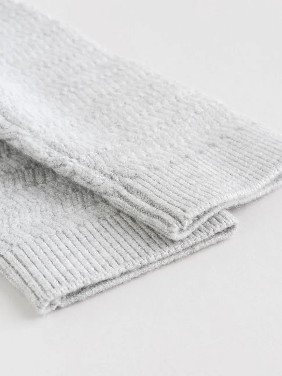Grijs - Babyset met gebreide trui en legging (0mnd-2jr)