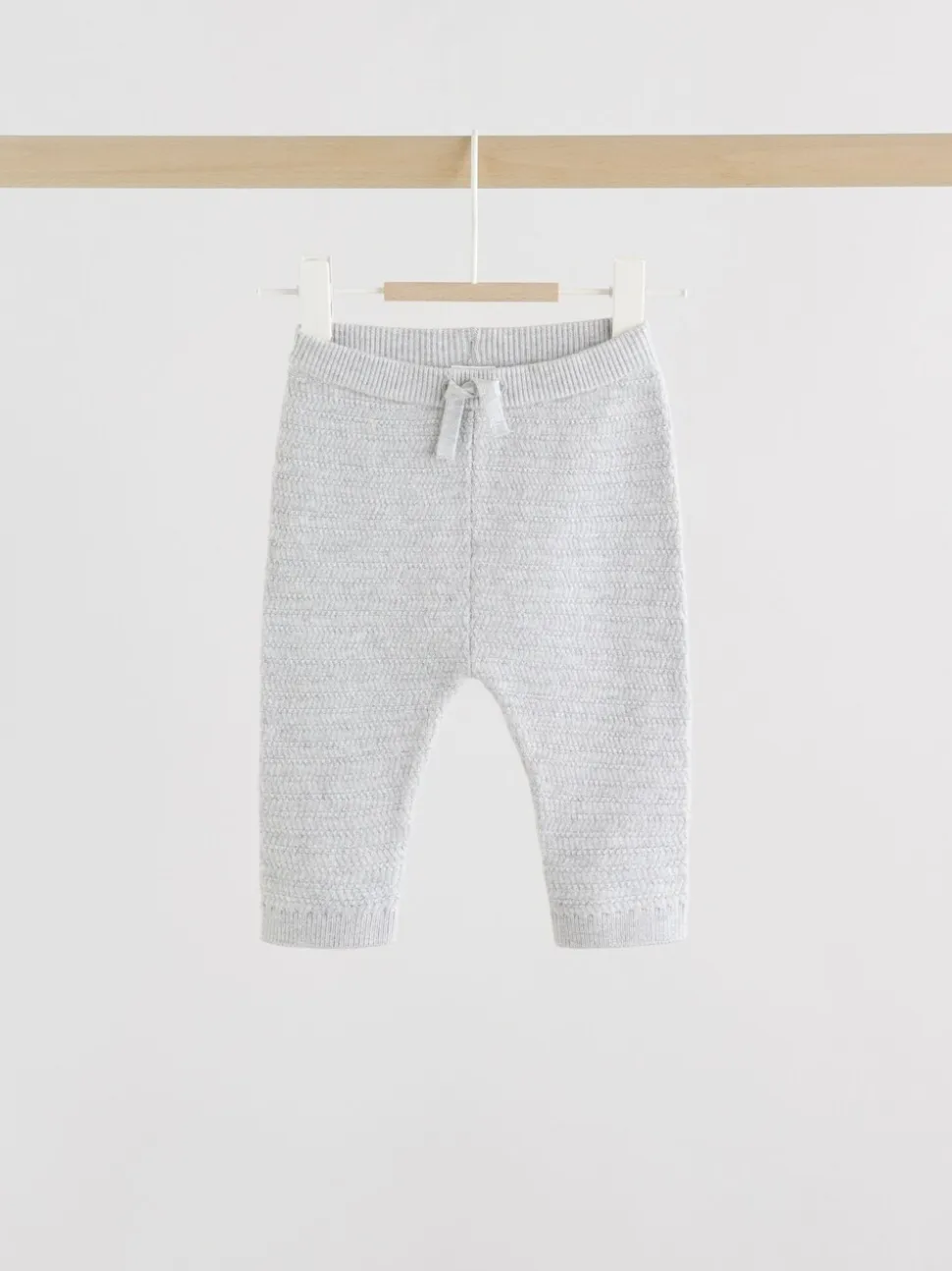 Grijs - Babyset met gebreide trui en legging (0mnd-2jr)