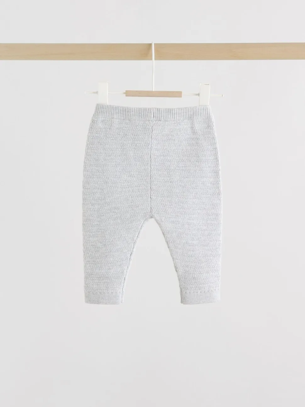 Grijs - Babyset met gebreide trui en legging (0mnd-2jr)
