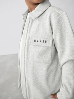 Grijs - Baker by Ted Baker - 3 -delig set van getextureerd jack, T-shirt en broek
